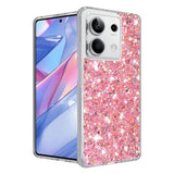 Husa pentru Xiaomi Redmi Note 13 5G, Techsuit Sparkly Glitter, alb