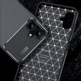 Husa pentru Samsung Galaxy A06 4G, Techsuit CarbonFiber, negru