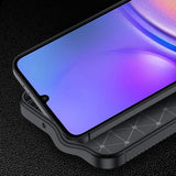 Husa pentru Samsung Galaxy A06 4G, Techsuit CarbonFiber, negru