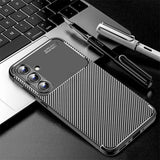 Husa pentru Samsung Galaxy A16 4G, Techsuit CarbonFiber, negru