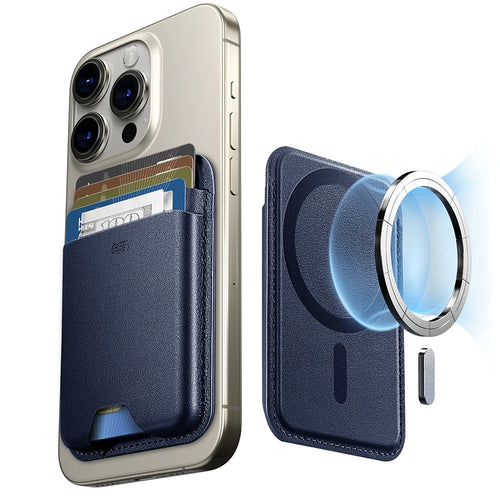 Portofel ESR Premium Wallet Boost MagSafe (2K63803), bleumarin