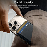 Portofel ESR Premium Wallet Boost MagSafe (2K63803), bleumarin