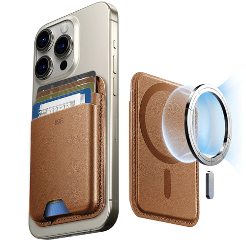 Portofel ESR Premium Wallet Boost MagSafe (2K63802), maro