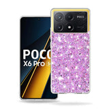 Husa pentru Xiaomi POCO X6 Pro, Techsuit Sparkly Glitter, alb