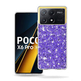 Husa pentru Xiaomi POCO X6 Pro, Techsuit Sparkly Glitter, alb