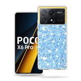 Husa pentru Xiaomi POCO X6 Pro, Techsuit Sparkly Glitter, alb