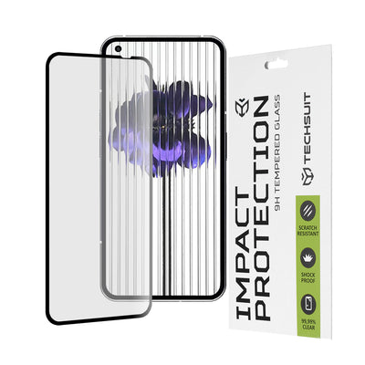 Folie de protectie pentru Nothing Phone (1), Techsuit 111D Full Cover / Full Glue Glass