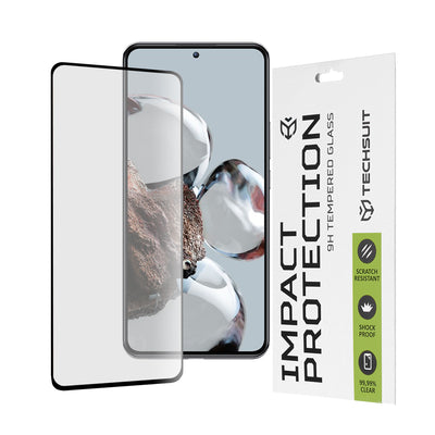 Folie de protectie pentru Xiaomi 12T, Techsuit 111D Full Cover / Full Glue Glass