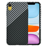 Husa pentru iPhone XR, Techsuit Carbonite FiberShell, gri