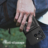 Husa pentru Motorola Edge 50, Techsuit CamShield Series, albastru