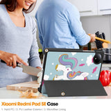 Husa tableta pentru Xiaomi Redmi Pad SE 4G, Techsuit FoldPro, Butterfly