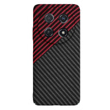 Husa pentru Huawei nova 12i, Techsuit Carbonite FiberShell, rosu inchis