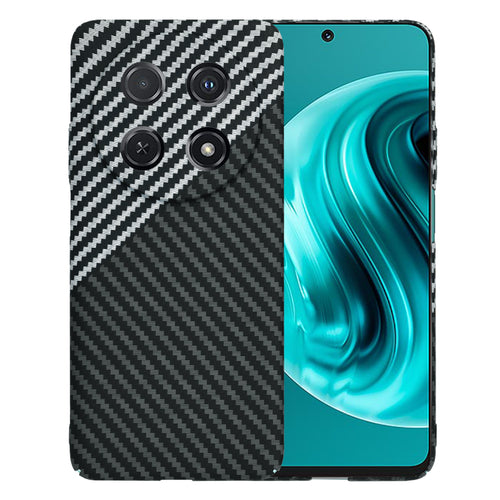 Husa pentru Huawei nova 12i, Techsuit Carbonite FiberShell, gri