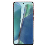 Husa pentru Samsung Galaxy Note 20, Techsuit Carbonite FiberShell, rosu inchis
