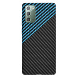 Husa pentru Samsung Galaxy Note 20, Techsuit Carbonite FiberShell, bleu