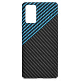 Husa pentru Samsung Galaxy Note 20, Techsuit Carbonite FiberShell, bleu
