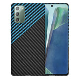 Husa pentru Samsung Galaxy Note 20, Techsuit Carbonite FiberShell, bleu