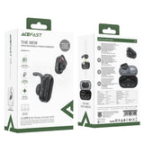 Casti wireless Acefast Acefit Neo (FA003), USB-C, IPX4, Bluetooth 5.3, Call Reducere zgomot, Bass Effect, 500mAh, negru