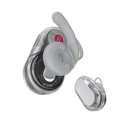 Casti wireless Acefast Acefit Neo (FA003), USB-C, IPX4, Bluetooth 5.3, Call Reducere zgomot, Bass Effect, 550mAh, alb