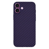 Husa pentru iPhone 16 Plus, Techsuit Carbonite FiberShell, cyan