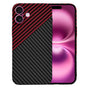 Husa pentru iPhone 16 Plus, Techsuit Carbonite FiberShell, rosu inchis