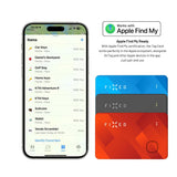 Dispozitiv anti-pierdere Fixed Smart Tracker (Fixtag-Card-BK), pentru Wallet, Compatible cu Apple Find My, Bluetooth 5.0, IP67, negru