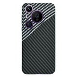 Husa pentru Huawei Pura 70 Pro, Techsuit Carbonite FiberShell, gri