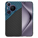 Husa pentru Huawei Pura 70 Pro, Techsuit Carbonite FiberShell, bleu