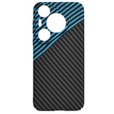 Husa pentru Huawei Pura 70 Pro, Techsuit Carbonite FiberShell, bleu