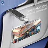 Suport de birou Lito Travel Suport telefon (LH01), Pliabil, 360° rotation, One-Hand Operation Design, gri