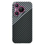 Husa pentru Huawei Pura 70, Techsuit Carbonite FiberShell, gri