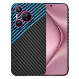 Husa pentru Huawei Pura 70, Techsuit Carbonite FiberShell, bleu
