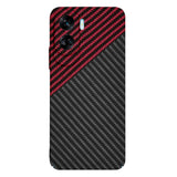 Husa pentru Honor 90 Lite, Techsuit Carbonite FiberShell, rosu inchis