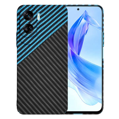Husa pentru Honor 90 Lite, Techsuit Carbonite FiberShell, bleu