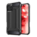 Husa pentru iPhone 16 Pro, Techsuit Hybrid Armor, negru