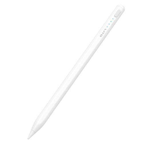 Stylus pen Lito (K1), Wireless Charging, Respingere palma, 90mAh, pentru iPad, alb