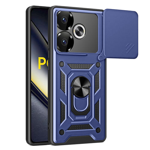 Husa pentru Xiaomi POCO F6, Techsuit CamShield Series, albastru