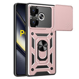 Husa pentru Xiaomi POCO F6, Techsuit CamShield Series, roz