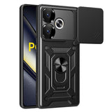 Husa pentru Xiaomi POCO F6, Techsuit CamShield Series, albastru
