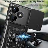 Husa pentru Xiaomi POCO F6, Techsuit CamShield Series, albastru