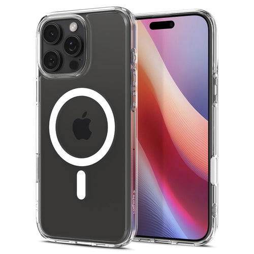 Husa pentru iPhone 16 Pro, Spigen Ultra Hybrid T MagSafe (ACS08512), alb