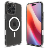 Husa pentru iPhone 16 Pro Max, Spigen Ultra Hybrid T MagSafe (ACS08505), alb