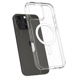 Husa pentru iPhone 16 Pro Max, Spigen Ultra Hybrid T MagSafe (ACS08505), alb