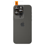 Folie de protectie pentru iPhone 16 Pro, Spigen (2 pack) Optik.tR EZ Fit Pro Camera Glass (AGL08862)