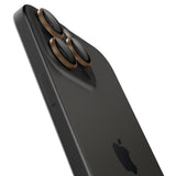 Folie de protectie pentru iPhone 16 Pro, Spigen (2 pack) Optik.tR EZ Fit Pro Camera Glass (AGL08862)