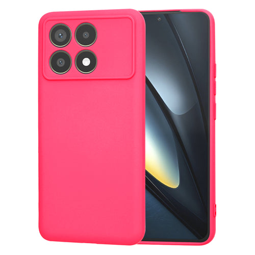 Husa pentru Xiaomi POCO F6 Pro, Techsuit SoftFlex, fucsia