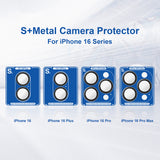 Folie de protectie pentru iPhone 16, Lito S+ Camera Glass Protector