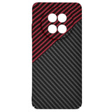 Husa pentru Realme 12x, Techsuit Carbonite FiberShell, rosu