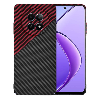 Husa pentru Realme 12x, Techsuit Carbonite FiberShell, rosu