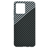 Husa pentru Motorola Moto G84, Techsuit Carbonite FiberShell, gri